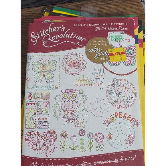 VTG Lot of 12 Aunt Marthas Hot Iron Transfers Embroidery Various Patterns - Picture 11 of 13